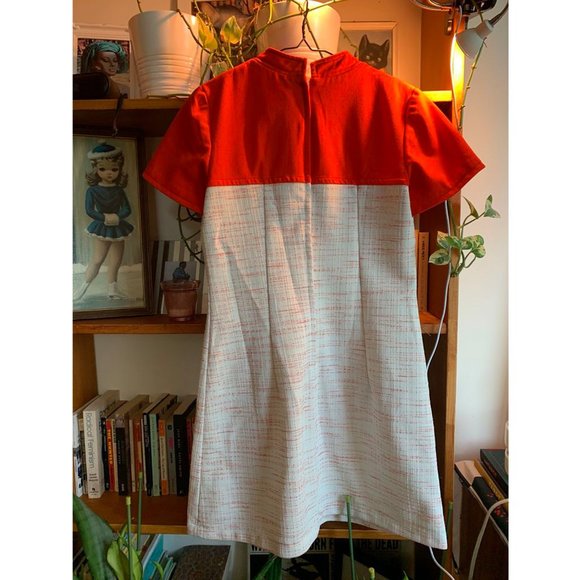 Vintage 60s/70s polyester mod scooter dress - Picture 3 of 4